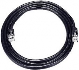 Cabac 1m Cat5 Rj45 Black Black Patch Lead Rj45 Hcat5ebk1