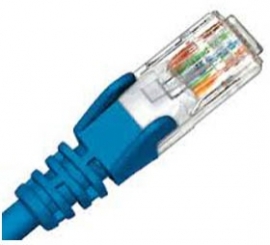 Cabac 1m Cat6 Rj45 Blue Blue Patch Lead Rj45 Plc6bl1