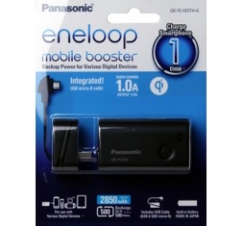 Panasonic Eneloop Mobile Booster Black Qe-pl103, 2650mah Lithium Ion
