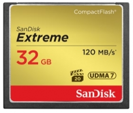 Sandisk Cf Extreme 32gb 120mb/ 60mb/ S Udma 7 Vpg 20 Support Sdcfxs-032g-xq46