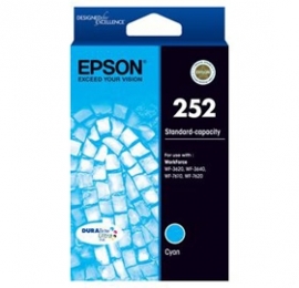 Epson T252292 Std Capacity Durabrite Ultra Cyan Ink - Wf-3620, Wf-3640, Wf-7610, Wf-7620