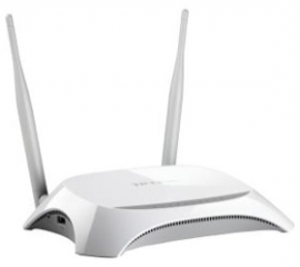 Tp-link 300mbps Wireless N Router 3g, Compatible With Umts/ Hspa/ Evdo Usb Modem, 3g/ Wan Failover, 2t2r, 2.4ghz, 802.11n/ G/ B, 2 Detachable Tl-mr3420