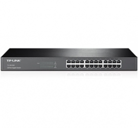 Tp-link 24 Port Unmanaged Switch, 10/ 100/ 1000, Rack, 3yr Tl-sg1024