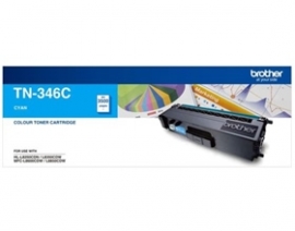 Brother Tn-346c High Yield Cyan Toner To Suit Hl-l8250cdn/ 8350cdw Mfc-l8600cdw/ L8850cdw