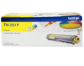 Brother Tn251y Yellow Toner Cartridge To Suit Hl-3150cdn/ 3170cdw/ Mfc-9140cdn/ 9330cdw/ 9340cdw