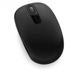 Microsoft Wireless Mobile Mouse 1850 - Black. Comfortable And Portable. 2-way Scroll Wheel. Design