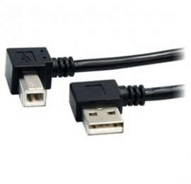 Startech 3 Ft A Right Angle To B Right Angle Usb Cable - Usb A To B Cable - USB2HAB2RA3