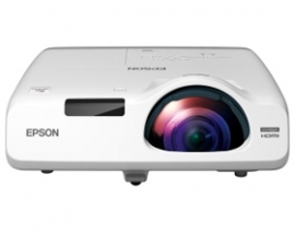 Epson Eb-525w 2800 Lumens Wxga (1280x800) Short Throw 16:10 Format 16 000:1 Contrast Ratio 3.7kg