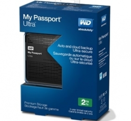 Western Digital My Passport Ultra 2tb Portable External Hdd Usb 3.0 With Auto And Cloud Backup Black Wdbmwv0020bbk