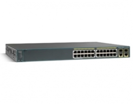 Cisco (ws-c2960+24pc-l) Catalyst 2960 Plus 24 10/ 100 Poe + 2 T/ Sfp Lan Base Ws-c2960+24pc-l