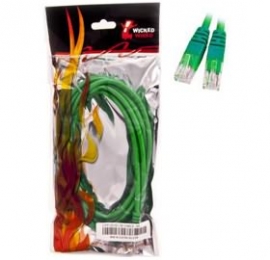 Wicked Wired 1m Green CAT6 UTP RJ45 To RJ45 Network Cable WW-N-CAT6-GRN1M