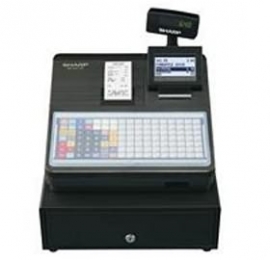 Sharp Xea217b Cash Register With Flat Keyboard, Electronic Journal And Receipt Printer. Colour