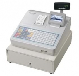 Sharp Xea217w Cash Register With Flat Keyboard, Electronic Journal And Receipt Printer. Colour