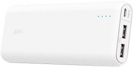 Anker Powercore 15 600mah Portable Usb Powerbank White A1252h21