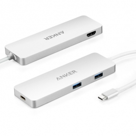 Anker Premium USB-C Hub with HDMI and Power Delivery (A8342H41)