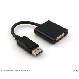 Active Displayport 1.2 To Dvi Adaptor 4k2k Acbausadptodvimf