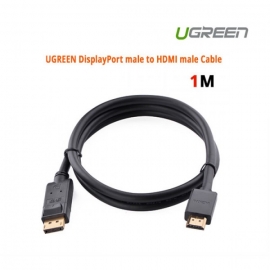 Ugreen Dp Male To Hdmi Male Cable 1m Black Acbugn10238
