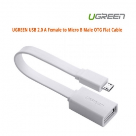 Ugreen Micro Usb Otg Flat Cable White Color Acbugn10395