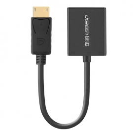 Ugreen 20414 Dp Male To Vga Female Converter Cable - Black Acbugn20414