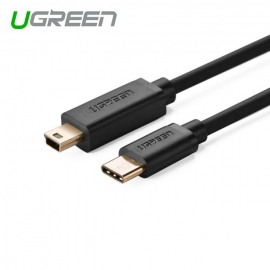 Ugreen Usb Type C Male To Usb 2.0 Mini 5pin Male Cable 1m Black Acbugn30185
