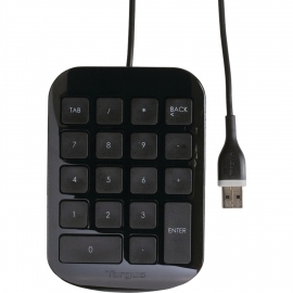 Targus Wired Keypad Suits Notebook Laptop Netbook Desktop Tablet Usb Connectivity Piano Black Finish