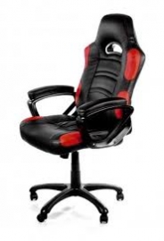 Arozzi Black & Red Enzo Adjustable Ergonomic Motorsports Inspired Desk Chair Aro-enzo-rd