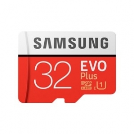 SAMSUNG EVO Plus 32GB MicroSDXC with SD Adapter (MB-MC32GA/APC)