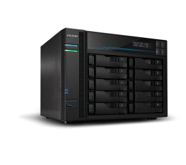 Asustor AS6510T 10 Bay Lockerstor 10 NAS Intel Atom C3538 Quad Core 2.1GHz 8GB DDR4 2x2