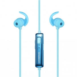 Simplecom Bh310 Metal In-ear Sports Bluetooth Stereo Headphones Blue Bh310-bl