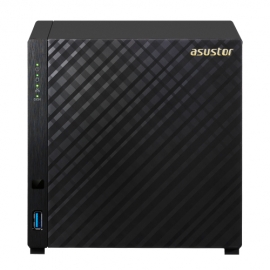 Asustor 4-bay Nas Marvell Armada-385 Dual Core 512mb Ddr3 Gbe X1 Usb 3.0 Wol System Sleep Mode