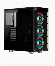 Corsair Icue 465X Rgb Black (Ll120 Rgb Fan) Mid-Tower Atx Smart Case V2 Cc-9011188-Ww