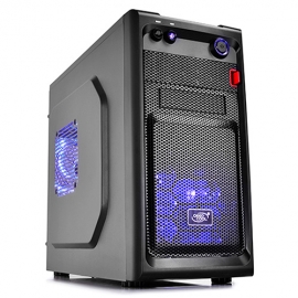 Deepcool Smarter Micro Atx Case With Led Includes 2x Blue 120mm Led Fans Smarter Led