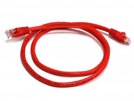 8ware Cat 6a Utp Ethernet Cable Snagless   - 0.25m (25cm) Red Pl6a-0.25rd