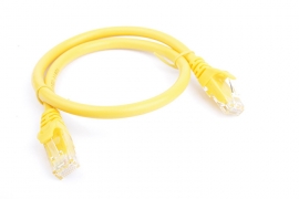 8ware Cat 6a Utp Ethernet Cable Snagless - Yellow 0.25m Pl6a-0.25yel