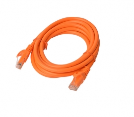8ware Cat 6a Utp Ethernet Cable Snagless   - 2m Orange Pl6a-2org
