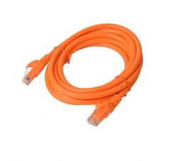 8ware Cat 6a Utp Ethernet Cable Snagless   - 3m Orange Pl6a-3org