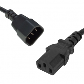 8ware Power Cable Extension Iec-c14 Male - Iec-c13 Female In 50cm Rc-3080