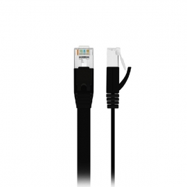 Edimax 10m Black 1g Flat Cat6 Network Cable Ea1-100ufa