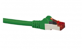 Hypertec Cat6A Shielded Cable 2M Green Color 10Gbe Rj45 Ethernet Network Lan S/ Ftp Lszh Cord 26Awg