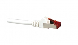 Hypertec Cat6A Shielded Cable 5M White Color 10Gbe Rj45 Ethernet Network Lan S/ Ftp Copper Cord