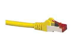 Hypertec Cat6A Shielded Cable 1.5M Yellow Color 10Gbe Rj45 Ethernet Network Lan S/ Ftp Copper Cord