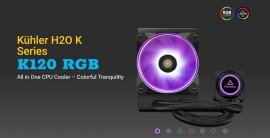 Antec Kuhler K120 Rgb All In One Cpu Liquid Cooler Lga 2066 2011 115X Amx Fmx. 3 Yr Warranty K120Rgb