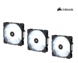 Corsair Air Flow 120Mm Fan Low Noise Edition / White Led 3 Pin - Hydraulic Bearing 1.43Mm H2O.