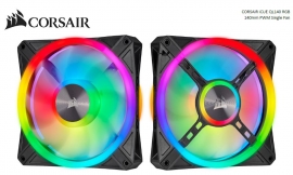 Corsair Ql140 Rgb Icue 140Mm Rgb Led Pwm Fan 26Dba 50.2 Cfm Single Pack Co-9050099-Ww
