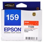 Epson 159 Orange Ink Cartridge Suits R2000 Pritner C13t159990