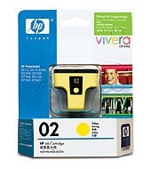 Hp 02 Yellow Original Ink Cartridge C8773wa