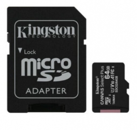 Kingston 64Gb Microsd Sdhc Sdxc Class10 Uhs-I Memory Card 100Mb/ S Read 10Mb/ S Write With Standard Sd Adaptor ~Fmk-Sdc10G2-64 Sdc10G2/ 64Gbfr Sdcs2/64Gb