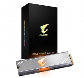 Gigabyte Aorus Rgb M.2 Pcie Nvme Ssd 512Gb - GP-ASM2NE2512GTTDR
