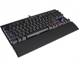 Corsair Gaming K65 Lux Rgb Compact Mechanical Keyboard, Backlit Rgb Led, Cherry Mx Rgb Red Ch-9110010-na