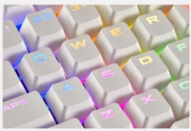 Corsair Gaming Pbt Double-shot Keycaps Full 104/ 105-keyset - White Ch-9000234-ww